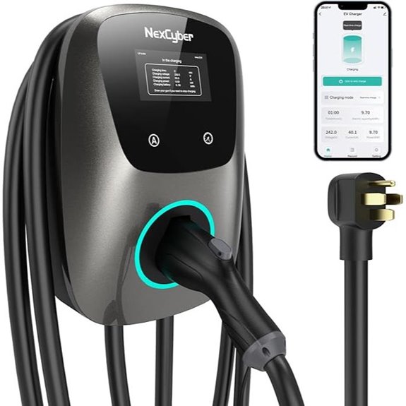 Level 2 EV Charger with WiFi 25ft Cable
