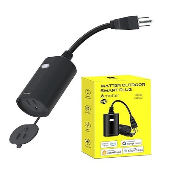 Minoston WiFi Outdoor Smart Plug with Alexa and Google