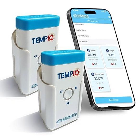 TEMPIQ WiFi 2-Pack Temp & Humidity Sensors