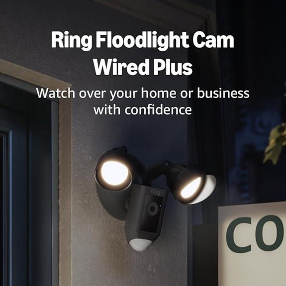Ring Floodlight Cam Wired Plus with Motion-Activated HD Video