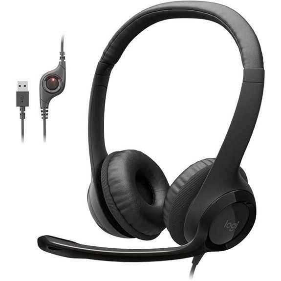 Logitech H390 Wired Headphones with Mic