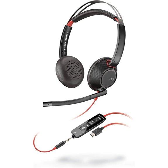 Poly Blackwire 5220 Wired Headset with Noise Canceling