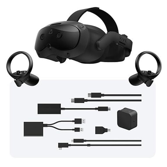 HTC Vive Focus XR Wired VR Headset Bundle