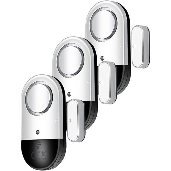 120dB Wireless Door & Window Alarm Set (3 Pack)