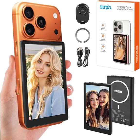 Wireless 5 Selfie Monitor for iPhone & Android