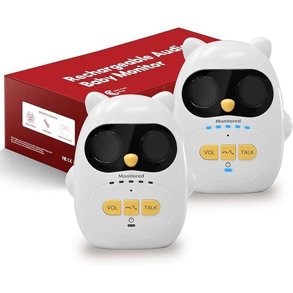 Wireless Baby Monitor with Two-Way Audio and Long Range