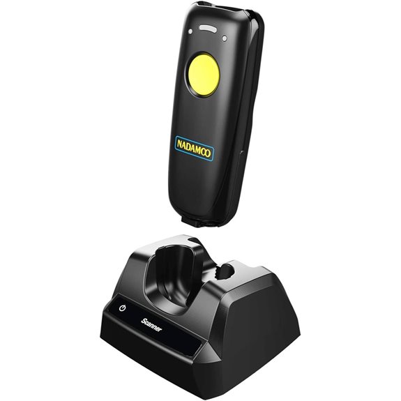 NADAMOO Wireless Barcode Scanner with Charging Dock