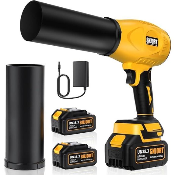 Cordless Leaf Blower with Battery Nozzle Lightweight