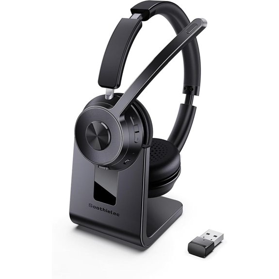 Wireless Bluetooth Headset with Noise Cancelling Microphone