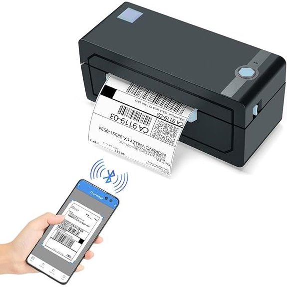 JADENS Wireless Bluetooth Thermal Shipping Label Printer