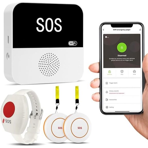 Wireless Caregiver Call System with App Alerts