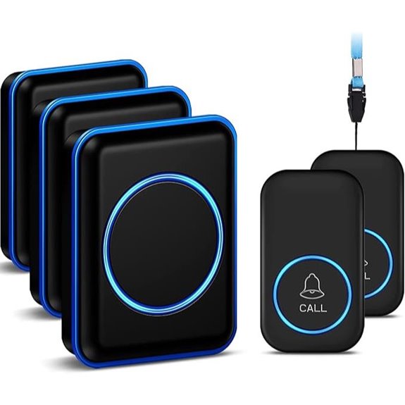 FullHouse Wireless Caregiver Pager with Long Range