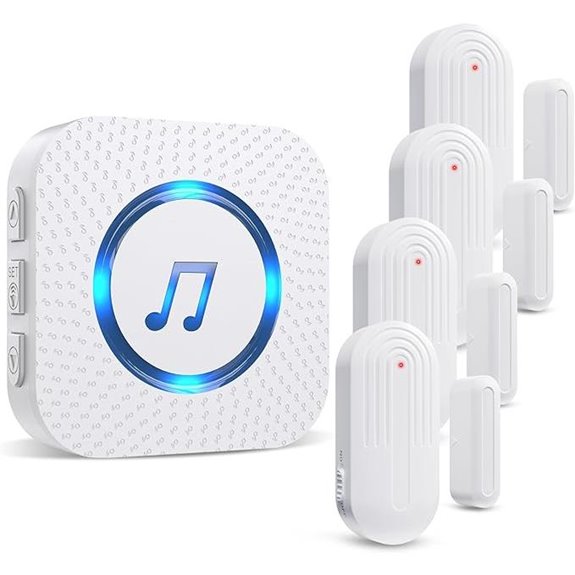 Sanjie Wireless Door Chime with 55 Sounds and Range