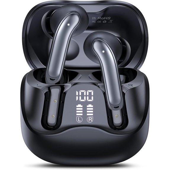 Adaptive Noise Canceling Wireless Earbuds with 48H Playtime
