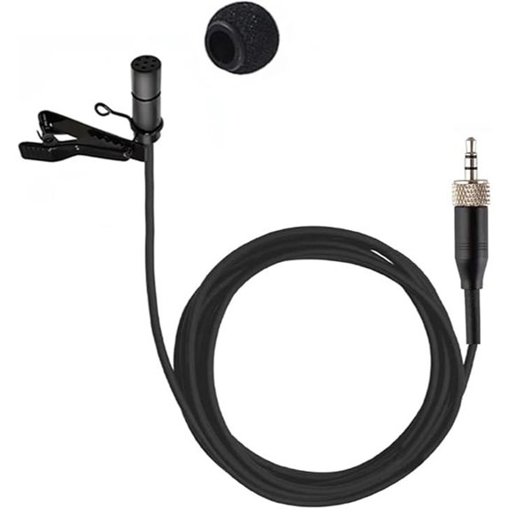 Lavalier Microphone for Sennheiser Wireless System