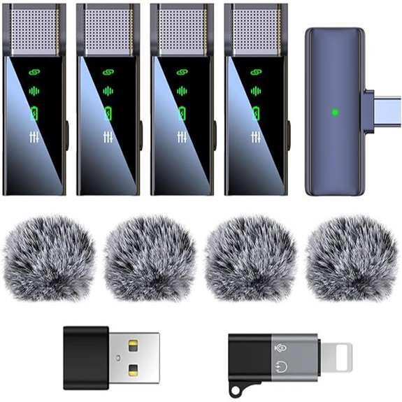 Wireless Lavalier Microphone for iPhone & Android