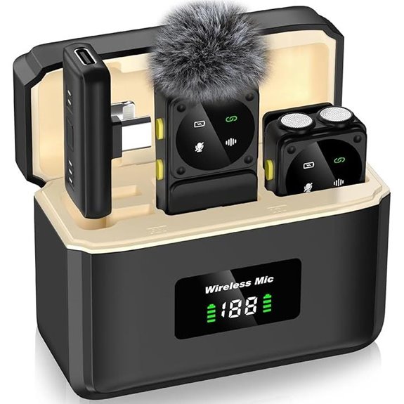 Wireless Microphone for iPhone/Android with Noise Cancellation