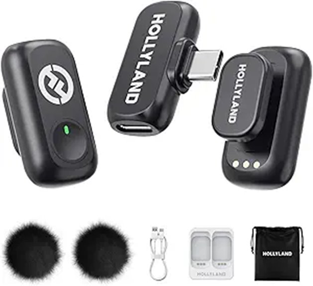Hollyland Lark A1 Wireless Mic for Phone (2TX + RX)