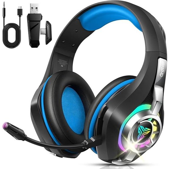 Wireless Gaming Headset for PS5/PC/Console with 7.1 Surround