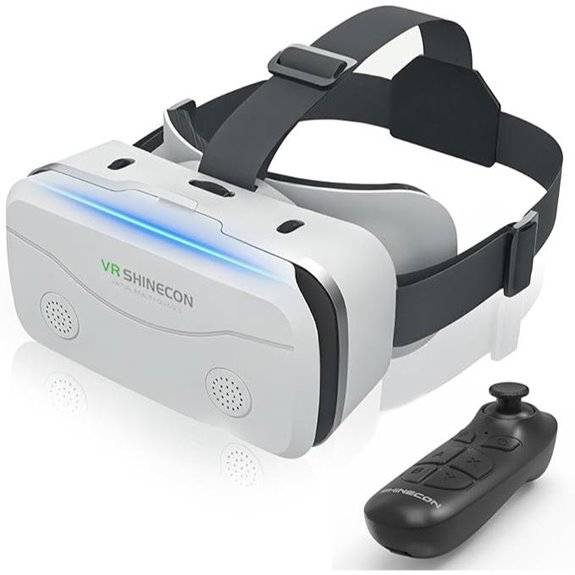 VR Headset with Bluetooth Controller for iOS & Android