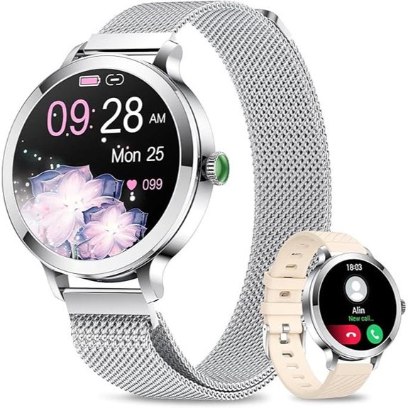 Women’s AMOLED Smartwatch with Call & Fitness Tracking