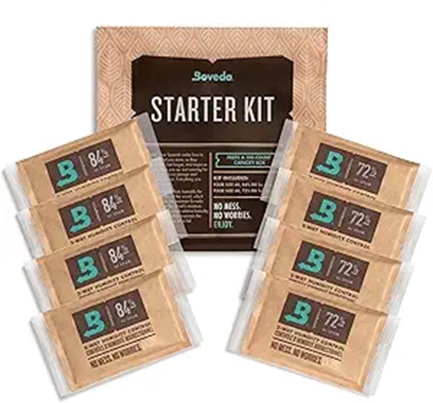 Boveda Starter Kit for Wood Storage Humidity Control