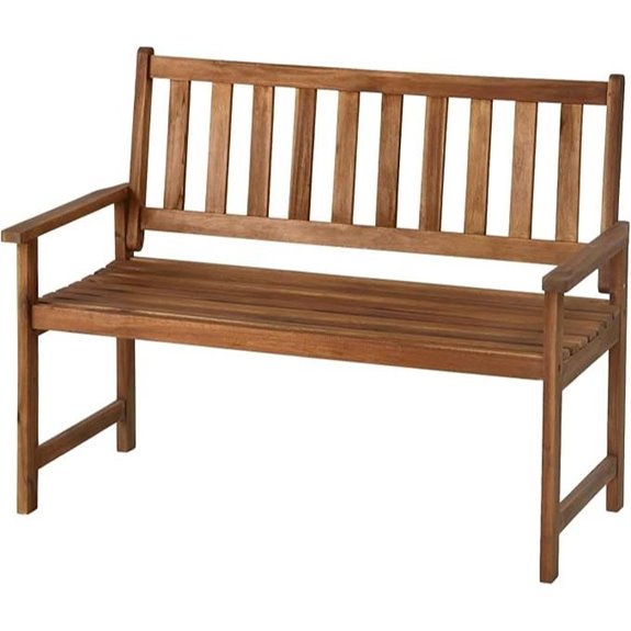 Outdoor Wooden Garden and Patio Bench