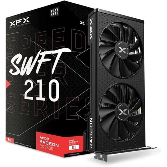 XFX Speedster SWFT210 Radeon RX 7600 Graphics Card
