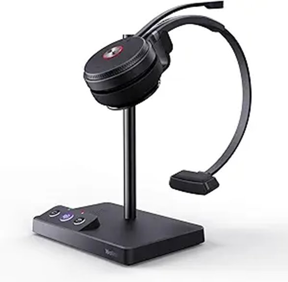 Yealink WH62 DECT Wireless Headset with Noise Cancelling Mic
