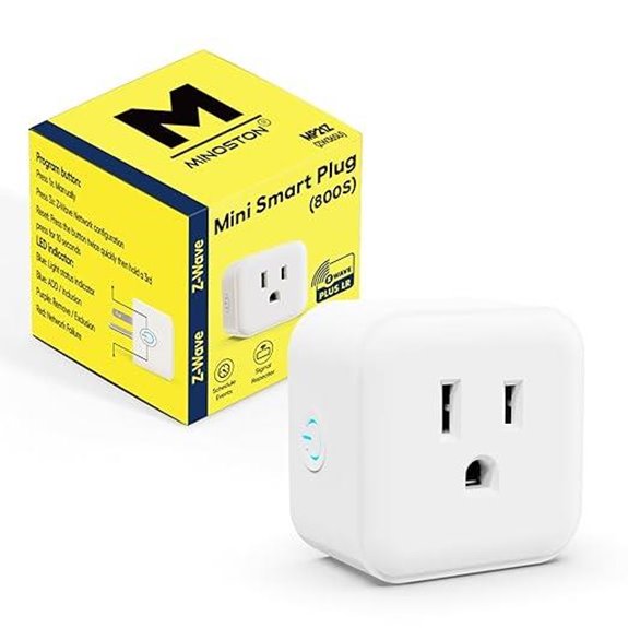 Minoston Z-Wave Smart Plug Outlet with Range Extender
