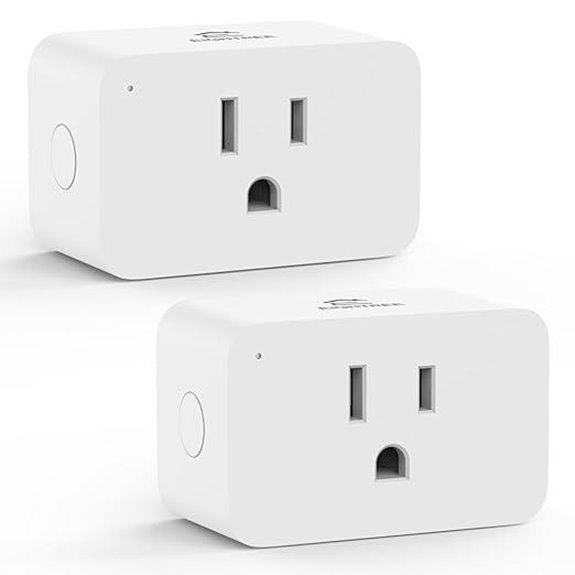 EIGHTREE Zigbee Smart Plug 2-Pack with Energy Monitoring