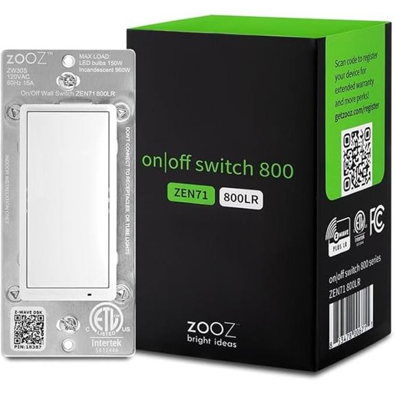Zooz 800LR Z-Wave Long Range On/Off Switch