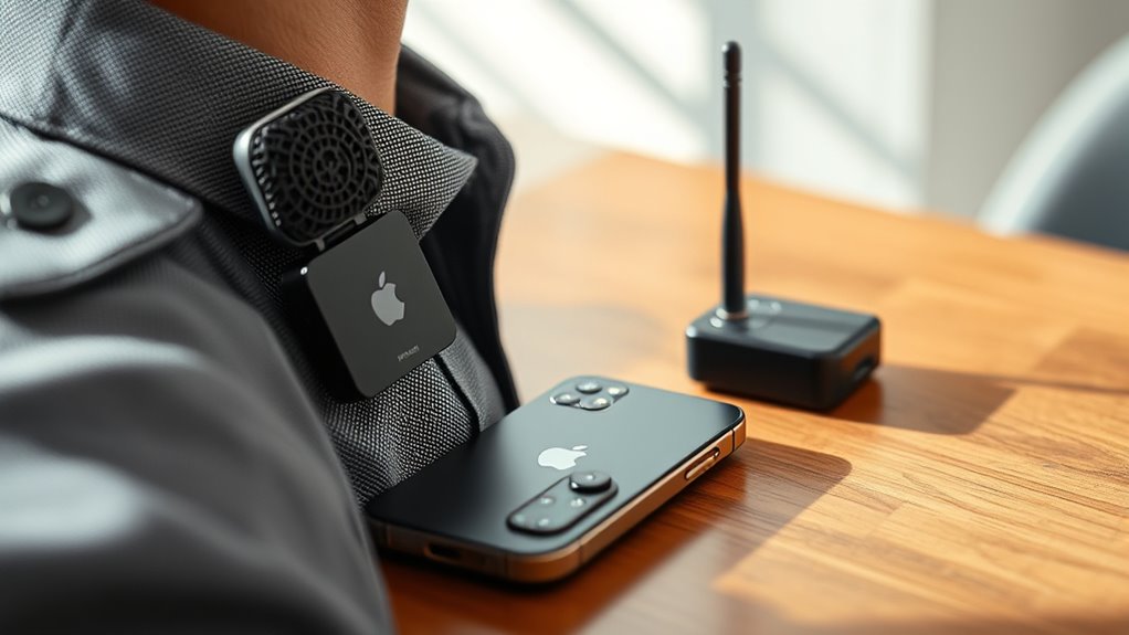 wireless iphone microphone considerations