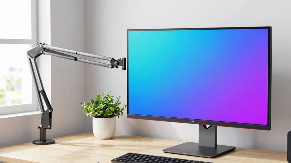 adjustable ergonomic workspace setup