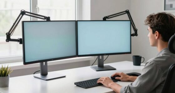 effective dual monitor arrangement