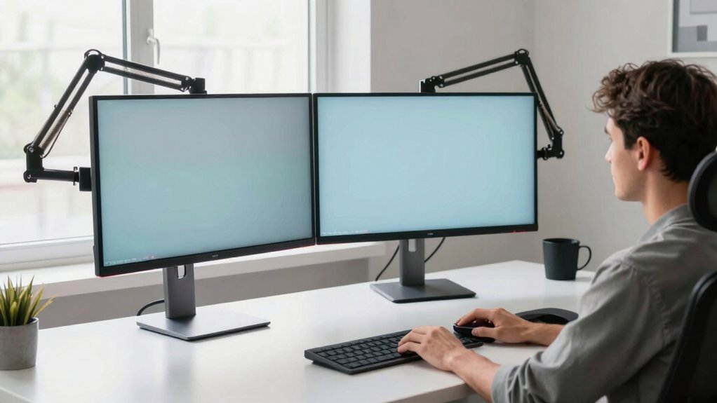 effective dual monitor arrangement