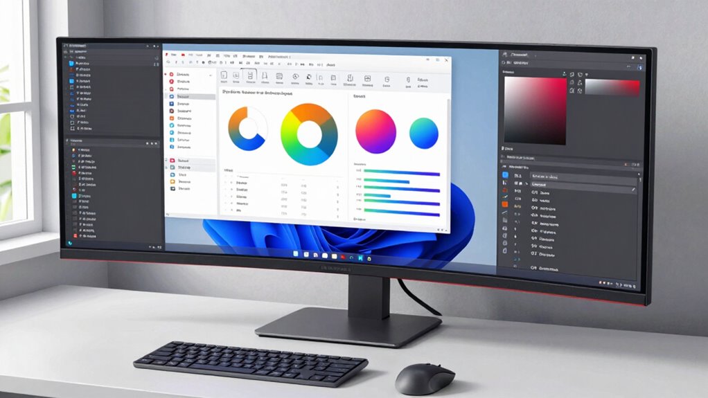 enhanced productivity with ultrawide screens