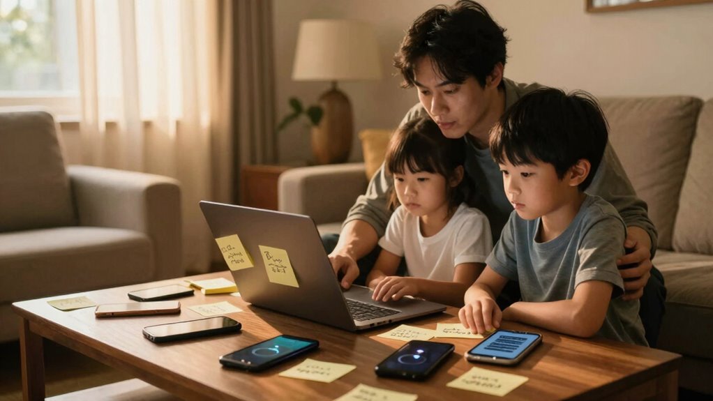family password management practices