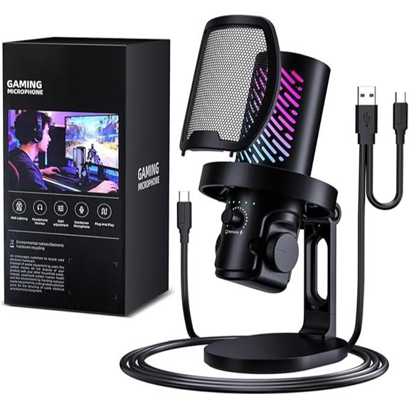 gaming and streaming microphone