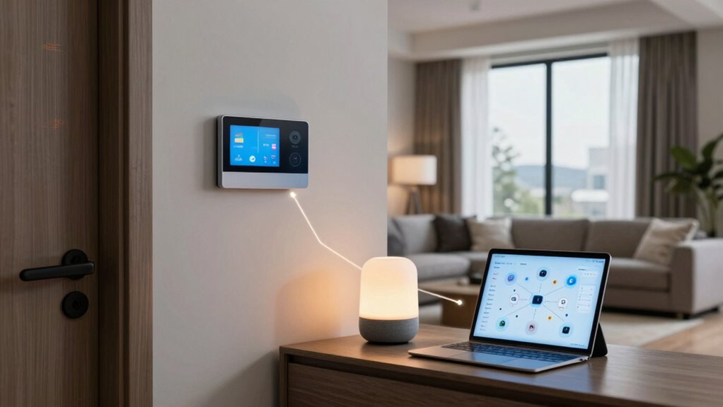 integrated home device communication