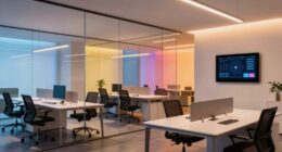 lighting transforms workspace atmosphere