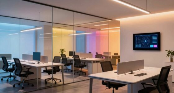 lighting transforms workspace atmosphere