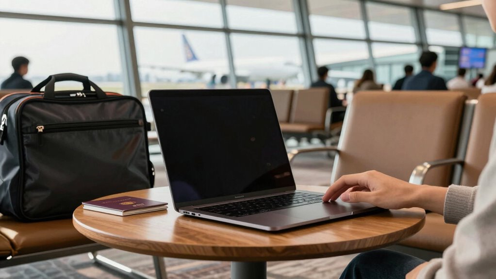 lightweight secure travel laptop