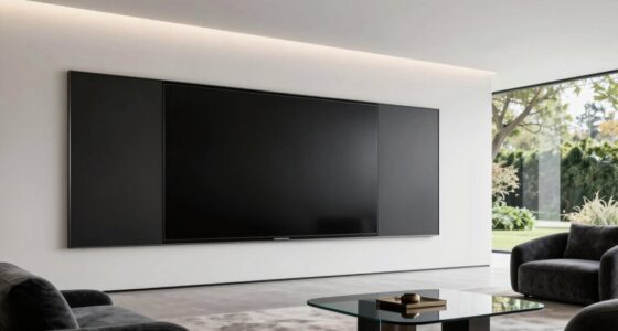 luxury motorized screen practicality