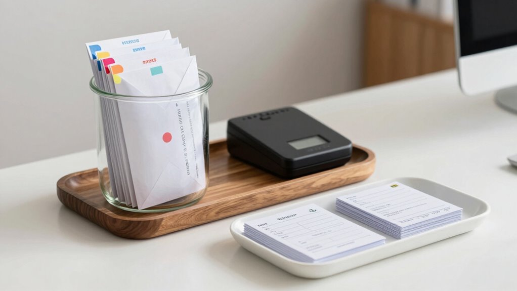 organize receipts and warranties