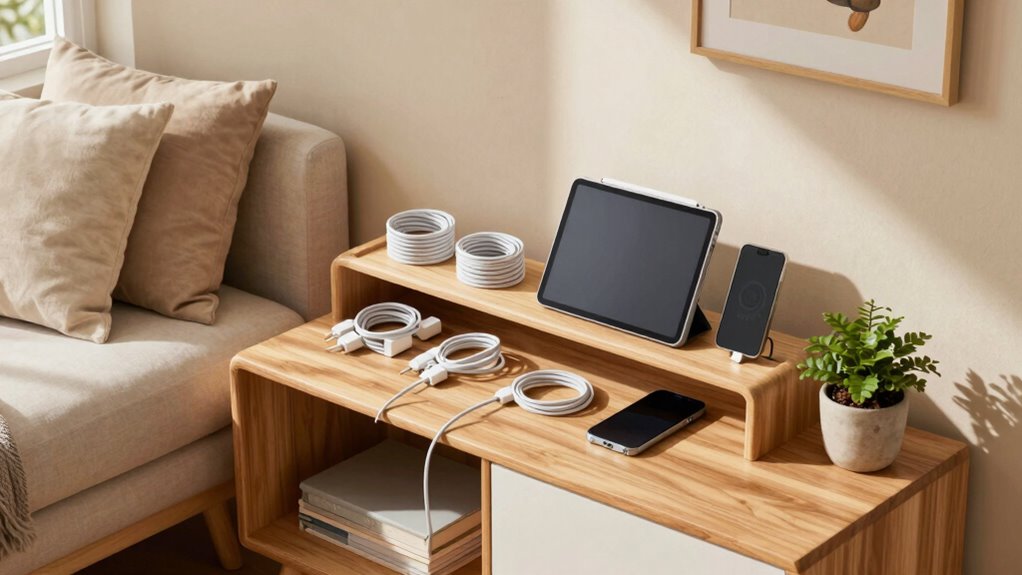 organized family charging routines