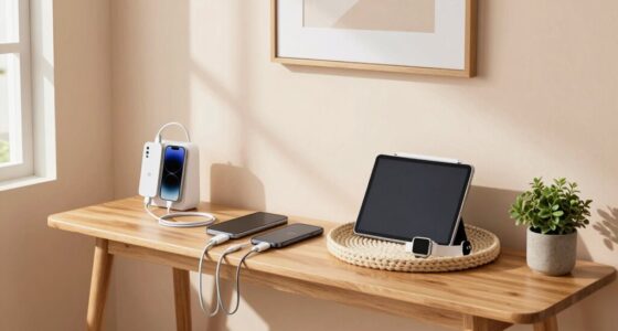 organized family charging station