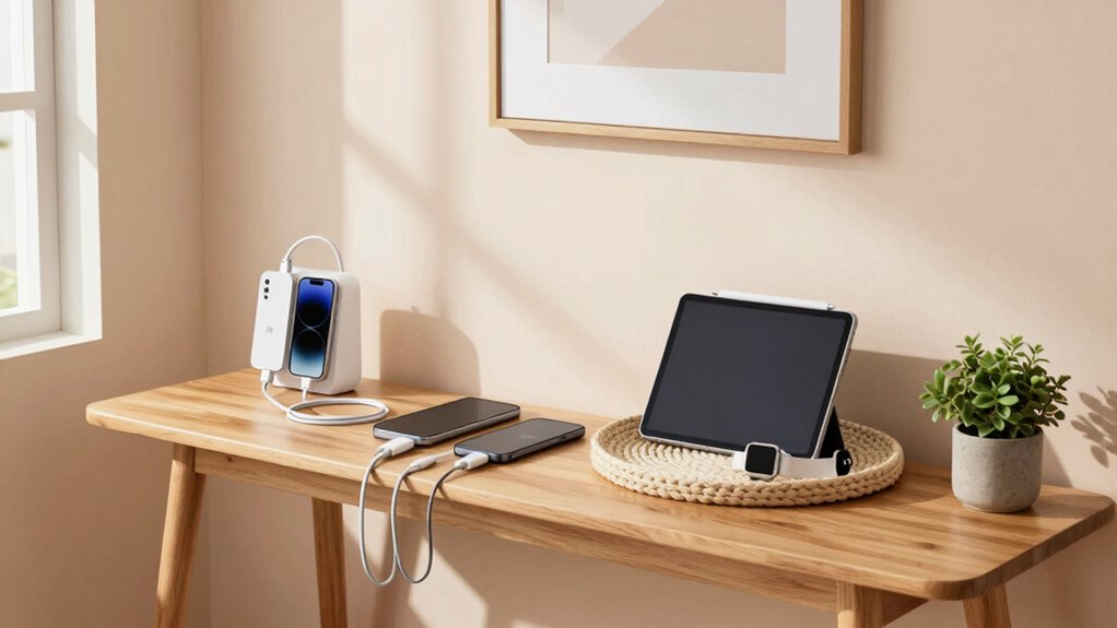 organized family charging station