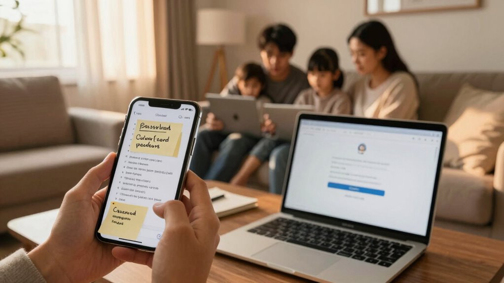 secure family password practices