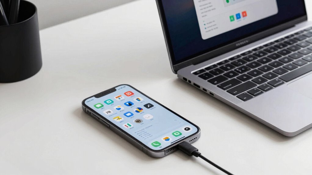 syncing phone and computer